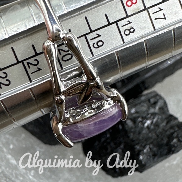 Amethyst Victorian silver statement gem ring - Picture 3 of 6